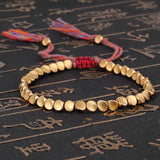 2-Pack: Handmade Copper Bead Bracelet
