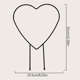 2-Pack: Heart-Shaped Plant Support Stake