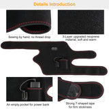 2-Pack: Heated Knee Massage Wrap