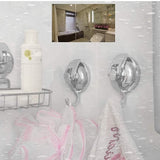 2-Pack: Heavy Duty Vacuum Suction Cup Hook