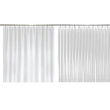 2-Pack: Hotel-Quality Heavy Shower Curtain Liner with Metal Grommets + Magnets
