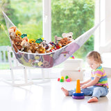 2-Pack: Jumbo Size Toy Stuffed Animal Storage Hammock with Elastic Bands