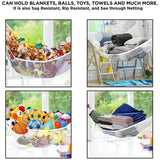 2-Pack: Jumbo Size Toy Stuffed Animal Storage Hammock with Elastic Bands