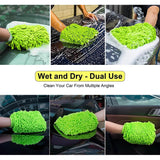 2-Pack: Large Size Microfiber Car Wash Mitt