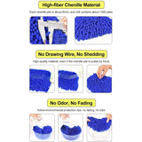 2-Pack: Large Size Microfiber Car Wash Mitt