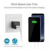 2-Pack: LAX Dual USB 2.4A Wall Charger - Ultra Compact