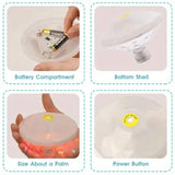 2-Pack: LED Color Changing Floating Pool Lights with 8 Modes Lighting