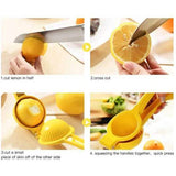 2-Pack: Lemon & Lime Citrus Juicer Squeezer