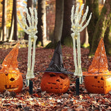2-Pack: Light Up Skull Arm Stakes