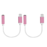 2-Pack: Lightning to Headphone Jack Adapter