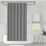 2-Pack: Magnetic Mildew Resistant Solid Vinyl Shower Curtain Liners