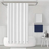 2-Pack: Magnetic Mildew Resistant Solid Vinyl Shower Curtain Liners