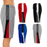 2-Pack: Men's Active Moisture-Wicking Mesh Performance Shorts