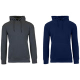 2-Pack: Men’s and Women’s Fleece Pullover Hoodie
