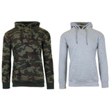 2-Pack: Men’s and Women’s Fleece Pullover Hoodie