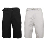 2-Pack: Men's Cotton Chino Shorts with Belt