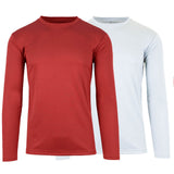 2-Pack: Men's Moisture Wicking Wrinkle Free Tagless Peformance Tops