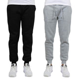 2-Pack: Men's Slim-Fit Fleece Jogger Sweatpants