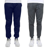 2-Pack: Men's Slim-Fit Fleece Jogger Sweatpants