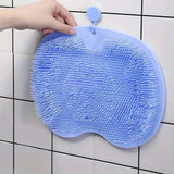 2-Pack: Non-Slip Foot & Back Scrubber with Exfoliating Cushion