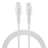 2-Pack: Nylon USB C to USB C Cable 6 Ft. 60W