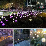 2-Pack: Outdoor Solar Dandelion Lawn Lights