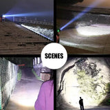2-Pack: Portable and Multi-Functional Telescopic Zoomable Flashlight