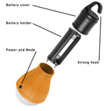 2-Pack: Portable Emergency Light Bulb with Hook