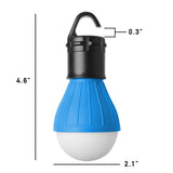 2-Pack: Portable Emergency Light Bulb with Hook
