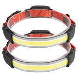 2-Pack: Rechargeable Headlamp 3 Light Modes Hand-Free