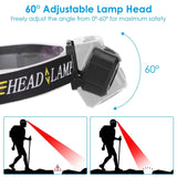 2-Pack: Rechargeable Motion Sensor Headlamp 6 Light Modes