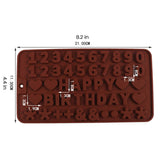 2-Pack: Silicone Chocolate Ice Decoration Tray
