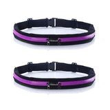 2-Pack: Slim Waist Pocket Running Belt