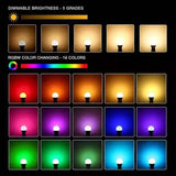 2-Pack: Smart Home Multi-Color LED A19 Bulb 5W