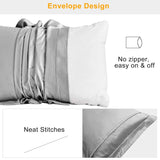 2-Pack: Soft Silky Satin Pillow Case