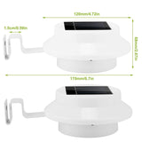 2-Pack: Solar Powered Gutter Lights