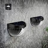 2-Pack: Solar Wall Mount Outdoor Fence Lamp
