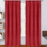 2-Pack: Solid Blackout Pole Top Window Curtain Panel