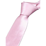 2-Pack: Solid Colored Pure Color Neck Ties