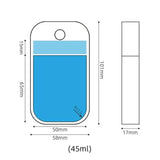 2-Pack: Travel-Sized Refillable Atomizer Spray Bottle