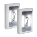 2-Pack: Ultra Bright, LED Light Switch, Stick Anywhere