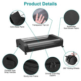 Under-Bed Storage Drawer with Wheels Multipurpose with Clear Window & Label