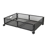 2-Pack: Under Bed Storage Container Foldable Rolling Storage Bin