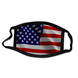 2-Pack: USA American Flag Reusable Washable Mask