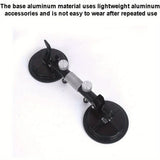 2 Pack Vacuum Suction Cup Glass Lifter Ceramic Tile Sucker Plate Horizontal Suction 110lbs Max Floor Lifting Tool