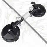 2 Pack Vacuum Suction Cup Glass Lifter Ceramic Tile Sucker Plate Horizontal Suction 110lbs Max Floor Lifting Tool