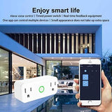 2-Pack: WIFI Smart Plug 10A Dual Smart individually Outlet