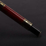 2-Pack: Wood Grain Classical Fountain Pen Ballpoint Pen