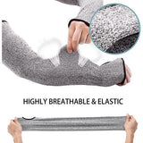 2-Pair: Safety Arm Sleeve Anti Cut Puncture Proof
