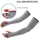 2-Pair: Safety Arm Sleeve Anti Cut Puncture Proof